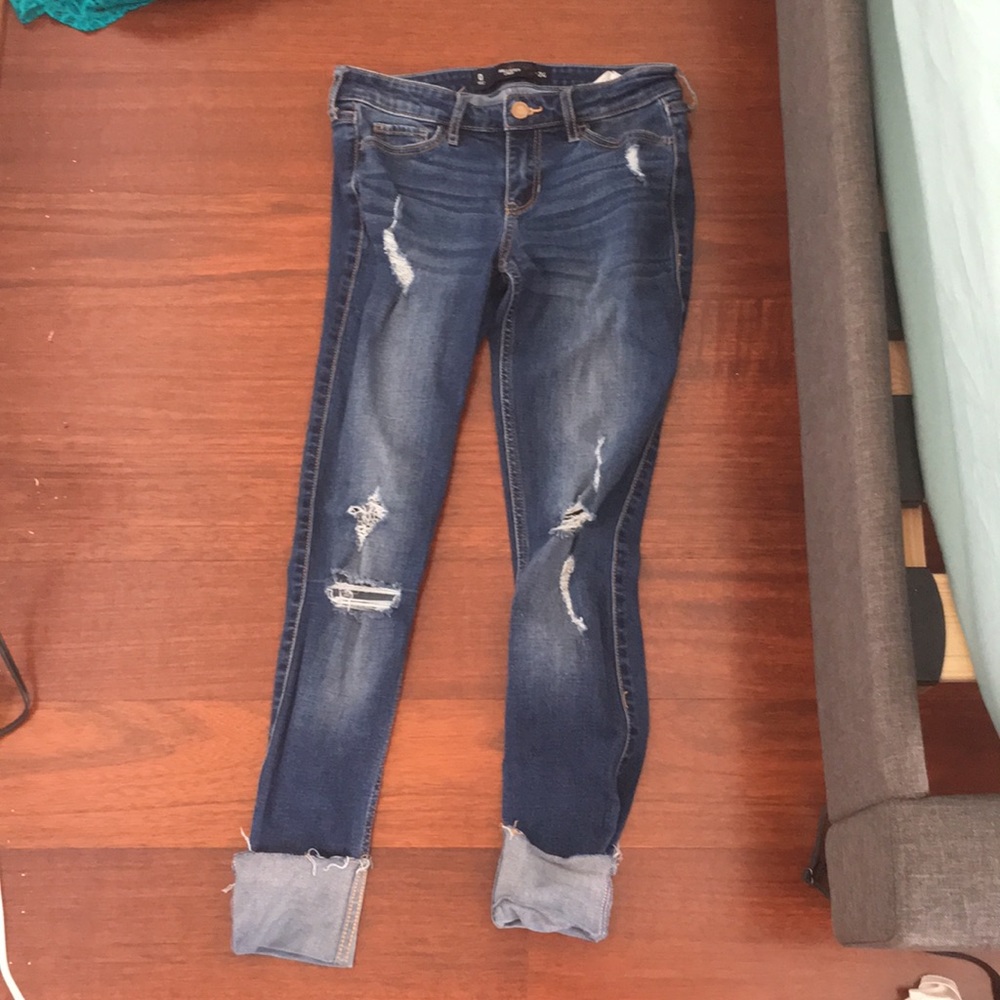 Hollister ripped jeans